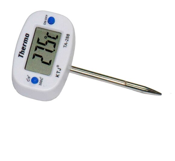 Термометр-щуп цифровой (-50 +300 гр.С.) длинна 7 см, толщина 4 мм ТА-288 