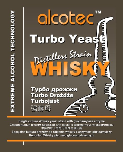 Дрожжи Alcotec Whisky Turbo w/GA 