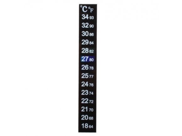 ТК LCD термометр полоска +18...+34С (для емкости брага) 