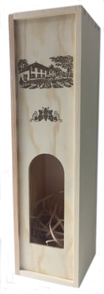 Коробка деревянная для для бутылки (34*9*9) 