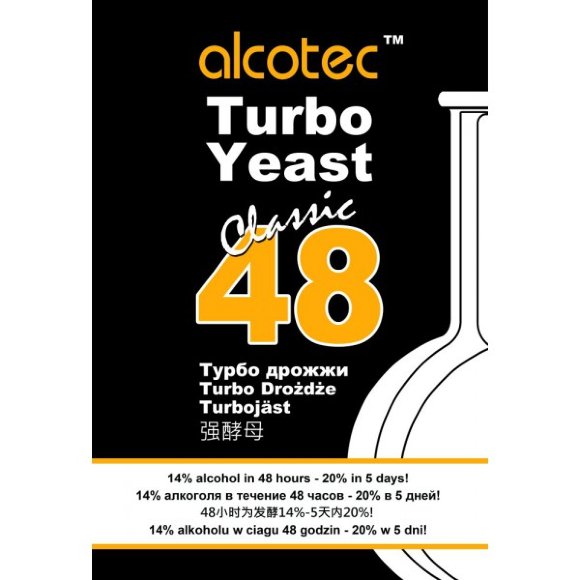 Дрожжи Alcotec 48 Turbo 