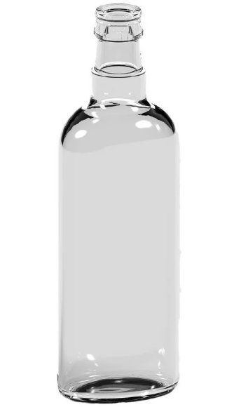 Стеклобутылка 0,5 л 071-КПМ-30-500 (Фляжка) 