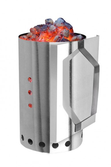 Стартер для розжига угля "ЧУДО ЖАР" нержавеющая сталь с термоотражателем 