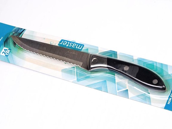 Нож кухонный нерж. 12,5 см/24 см "LaDina" для заморожен. прод. 